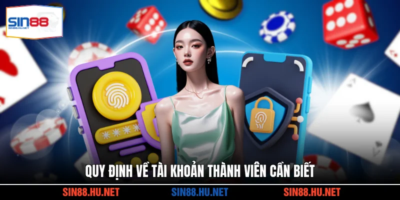 Quy định về tài khoản thành viên cần biết
